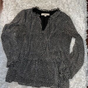 Nwot loft peplum blouse